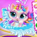my unicorn cat princess caring